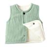 Baby Infant Cotton Vest Winter Warm Sleeveless Jacket aistcoat Unisex Infant Padded Outwear (Green, 4-5 Years) view 1