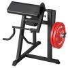 GMWD Bicep Tricep Curl Machine, 250LBS Plate Loaded Bicep Curls and Tricep Extension Machine, 2 in 1 Exercise Equipment for Home Gym Workout Station, Black view 1