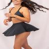 BZB Women's Skirts Black Mini Skirt with Shorts Workout High Waisted Skirt Flowy Booty Shorts Black XL view 4