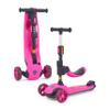 GLAMUP Kids Scooter, 2-in-1 Folding Kick Scooters, Adjustable Height, Safety Lock, 3 Wheel Kick Scooter for Boys and Girls Ages 3-141A-Pink view 1