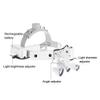 Kurtvenid 3.5X Headband Binocular Loupes Brightness Spot Ajustable 5W Headlamp DY-106 White view 4