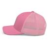 Cheerleading Trucker hat, Cheerleader hat, Embroidered Unisex Trucker hat, Cheerleading Gifts, Cheerleader Party hat. Pink view 3