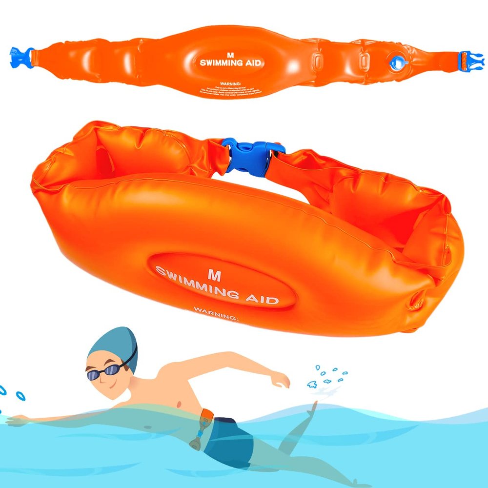 Pool Float for Adult, Swim Belt for Adult, arm floaties for Kids,Make Your Swimming Easier and Easier, Great for Pool Swimming or Training (M, 12 Ages+)