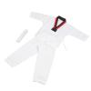 Kids Taekwondo Uniform, Breathable Taekwondo Suit Flexible Non Slip Belt for Training (M (1315cm for 35 Years Old) view 4