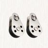 DOITOOL 2pcs Practical Stainless Steel Pulley System with Nylon Rope for Heavy Load Lifting Durable and Corrosion Resistant for Material Handling and Moving view 3