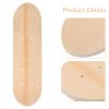 Toyvian Diy Blank Skateboard Deck for Kids - 7-Layer Maple Wood, Double-Sided Graffiti Board, 16.9 X 5.11 Inch, Ideal for Painting and Creativity view 4