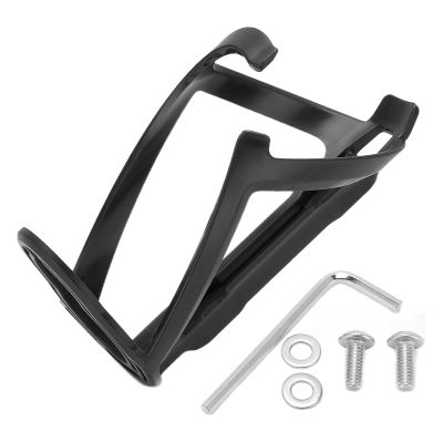 Bicycle Bottle Cage, MTB Road Bicycle Water Bottle Holder Plastic Water Bottle Cage Racks Cup Holder Bike Parts for MTB Mountain City Road Bike(Black)