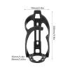 Bicycle Bottle Cage, MTB Road Bicycle Water Bottle Holder Plastic Water Bottle Cage Racks Cup Holder Bike Parts for MTB Mountain City Road Bike(Black) view 2
