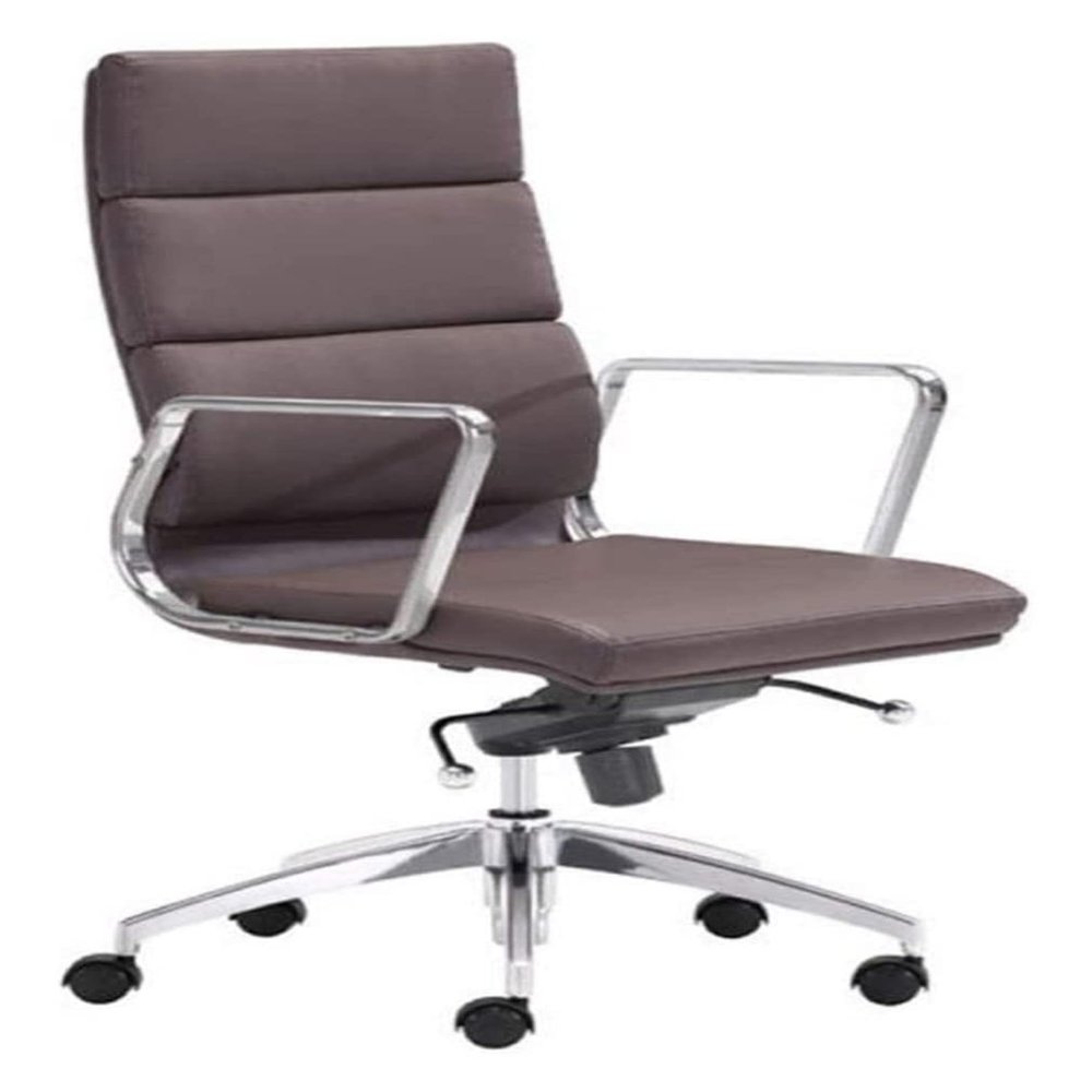 Office Chair Office Leisure ChairHigh Back Office ChairComputer ChairConference Chair Swivel Chair Work ChairVideo Game Chair Chair (Color : Brown, Size : One Size) Needed