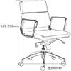 Office Chair Office Leisure ChairHigh Back Office ChairComputer ChairConference Chair Swivel Chair Work ChairVideo Game Chair Chair (Color : Brown, Size : One Size) Needed view 3