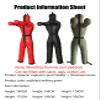 Hanging Grappling Dummy, Judo Punching Bag Dummy, MMA Wrestling Dummy, Grappling Standing Sitting Laying Throwing, for Martial Arts Boxing Karate Training, UNFILLED (Color : B Black, Size : 160cm) view 2