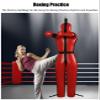 Hanging Grappling Dummy, Judo Punching Bag Dummy, MMA Wrestling Dummy, Grappling Standing Sitting Laying Throwing, for Martial Arts Boxing Karate Training, UNFILLED (Color : B Black, Size : 160cm) view 4