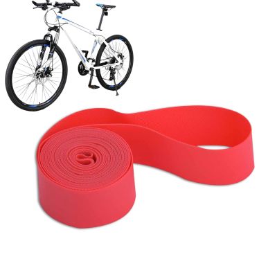 equlup Bicycle Tyre Liner, 4Sizes 2PCS/Set PVC Bicycle Inner Tube Tyre Protection Pad Liner Bike Tire Protector Rim Tape for Mountain Road Bike(26In)