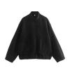 XUNRYAN Fleece Jackets Womens Winter Warm Faux-Fur Coats Zip Up Jacket Stand Collar Plush Coat Outerwear Fashion Clothes view 1