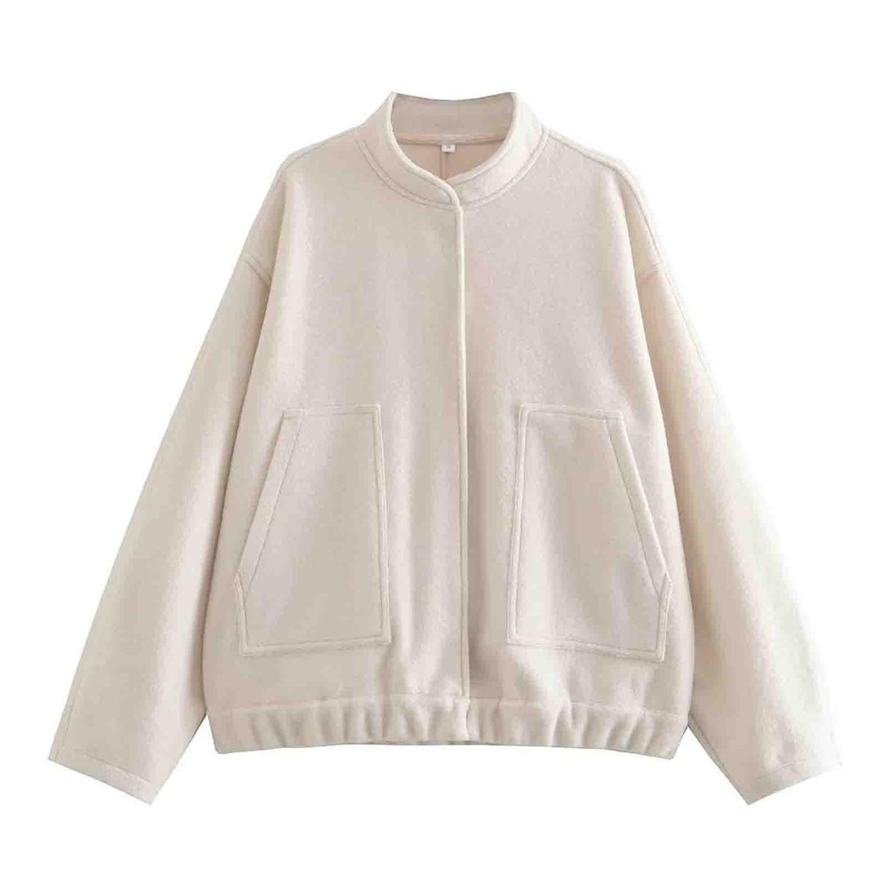 XUNRYAN Fleece Jackets Womens Winter Warm Faux-Fur Coats Zip Up Jacket Stand Collar Plush Coat Outerwear Fashion Clothes