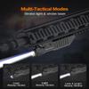 TOUGHSOUL Mlok Picatinny 2 in 1 Tactical Flashlight with Blue Laser Sight Combo, Body Material Polymer 1450 Lumen Light with Rechargeable Battery (Blue Laser) view 2