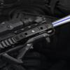 TOUGHSOUL Mlok Picatinny 2 in 1 Tactical Flashlight with Blue Laser Sight Combo, Body Material Polymer 1450 Lumen Light with Rechargeable Battery (Blue Laser) view 3