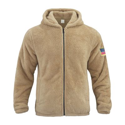 xoxingysm Men's Hooded Fleece Sweatshirt Long Sleeve Drawstring Pocket Casual Pullover Sweatshirt Fleece Pullover Hoodie Sweatshirts(Khaki,Medium)