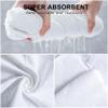 Disposable Bath Towels 5 PCS Large Portable Bath Towels for Travel,55 x 27.5 inch Soft Big Body Towel,Washcloth for Hiking Camping Hotel Bathroom, Individually Packed view 4