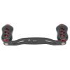 Airshi Fishing Reel Handle, Carbon Fiber Reel Rocker Arm Easy Installation Flat Grip Perfect Match for Replacement (Red) view 2