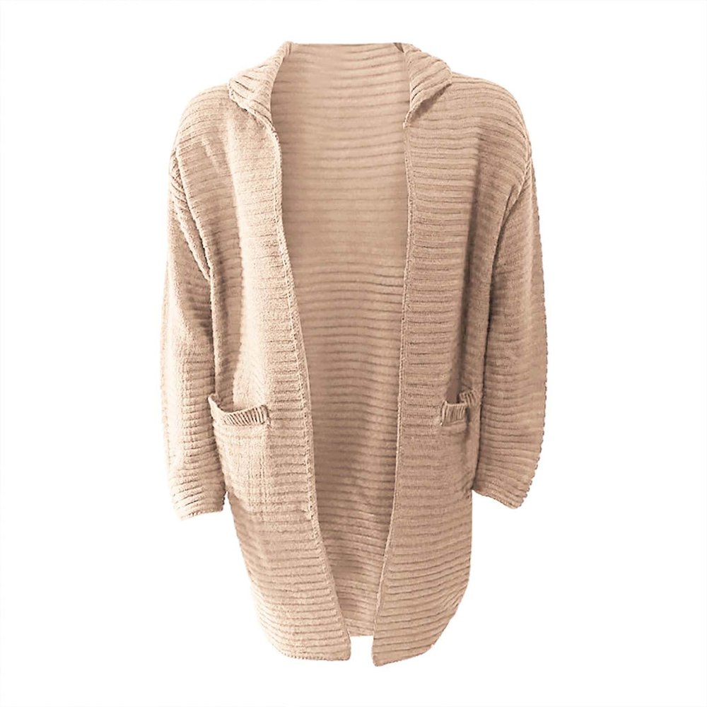 xoxingysm Mens Sweater Vest Long-Sleeve Soft Touch Waffle Stitch Crewneck Sweater Soft Casual Sweaters for Men(Khaki,XX-Large)