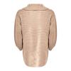xoxingysm Mens Sweater Vest Long-Sleeve Soft Touch Waffle Stitch Crewneck Sweater Soft Casual Sweaters for Men(Khaki,XX-Large) view 3