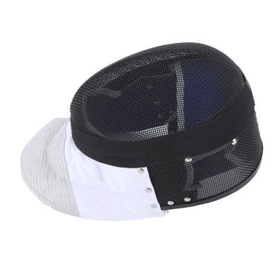 Airshi Fencing Protective Gear, Waterproof Lining Fencing Coach Mask Durable Comfortable with Thickened Bib for Daily Practice and Competition (XL)