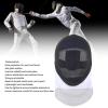 Airshi Fencing Protective Gear, Waterproof Lining Fencing Coach Mask Durable Comfortable with Thickened Bib for Daily Practice and Competition (XL) view 3
