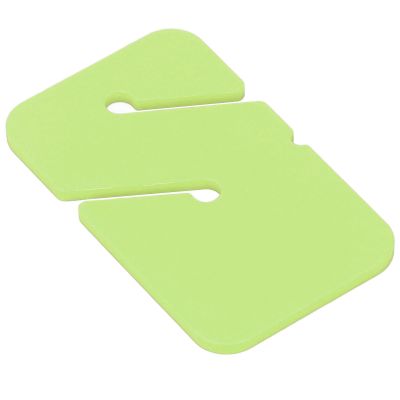 Airshi Wreck Diving Line Marker, Easy Visibility Cave Diving Line Marker Bright Color ABS 4PCS for Snorkeling (Fluorescent Yellow)