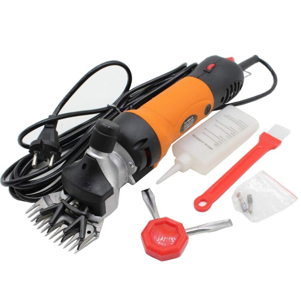 GagalU Electric Livestock Shearer Professional Electric Sheep Shearer 500W 6 Speed Adjustable Sheep Shear Grooming Accessory for Shaving Fur Wool in Livestock Ora