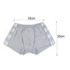 ITODA Post Surgery Tearaway Shorts Men Recovery Tear Away Boxer Briefs Side Open Pants Grey view 3