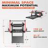 GMWD Hip Thrust Machine, 800 lbs Plate-Loaded Glute Bridge Machine with Weight Holder, Heavy Duty Butt Exercise Equipment for Glute Muscles Building and Butt Shaping, Adjustable Footboard, Red view 3