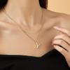 Aprilery Gold Layered Initial Necklaces for Women Trendy, Dainty 14K Gold Plated Letter Pendant Necklace Initial Choker Chain Necklace Jewelry for Her (Y) view 2