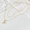 Aprilery Gold Layered Initial Necklaces for Women Trendy, Dainty 14K Gold Plated Letter Pendant Necklace Initial Choker Chain Necklace Jewelry for Her (Y) view 4