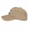 I Stand with Israel Israeli Flag Cowboy Hat Men Vintage Baseball Cap Women Trucker Hat Dad Hat Snapback Hat Natural view 3
