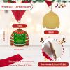 LAIAMER Christmas Medal Award, 6Pcs Ugly Sweater Contest Prizes Necklace Jewelry Trophy for Ugly Sweater Party Decorations view 3