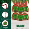 LAIAMER Christmas Medal Award, 6Pcs Ugly Sweater Contest Prizes Necklace Jewelry Trophy for Ugly Sweater Party Decorations view 4
