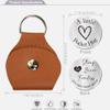 OUMILAN Pocket Hug Token Gifts for Men Boyfriend Girlfriend Inspirational Gift for Son Daughter Brother with Leather Keychain view 2