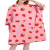 KFUBUO Surf Poncho Towel Terry Cloth Swim Cover Up for Women Plus Size Changing Towel Swim Robe with Pocket view 3