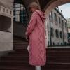 Women's Cable Knit Sweater Cardigan 2023 Fashion Long Sleeve Hooded Coats Open Front Long Cardigans Outwear view 3