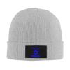 wikjxiz We Love Israel Hat Mens Womens Winter Warm Knitting Hats Gray Slouchy Skull Beanie Cuffed Cap view 1