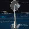 YAKS 1pcs 4U Full Carbon Professional Ultra Light High Elastic Adult Student Training Badminton Racket Set Durable Type White-Green view 3