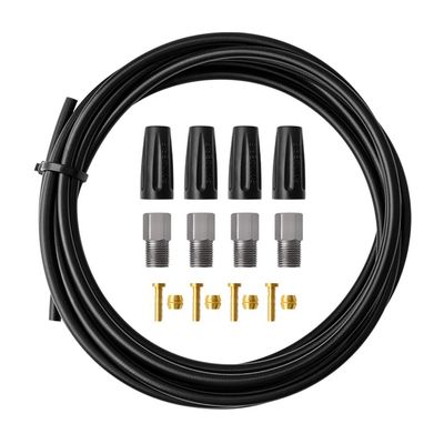 JOYSOG Bicycle Brake Hose, 3M Quick Release Bicycle Hydraulic Brake Hose Tube with Olive Connector Insert Bike Accessory(Black&BH59)