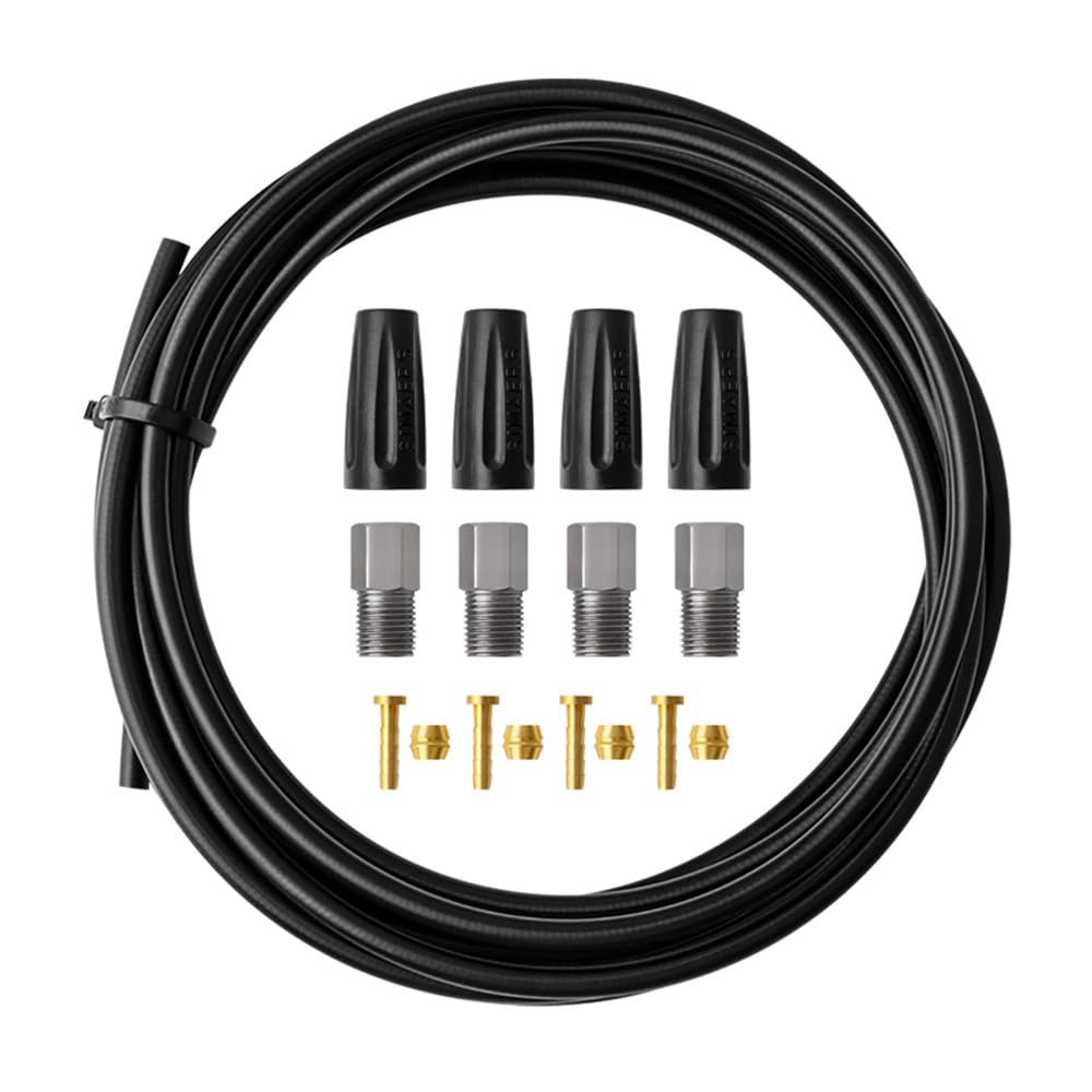 JOYSOG Bicycle Brake Hose, 3M Quick Release Bicycle Hydraulic Brake Hose Tube with Olive Connector Insert Bike Accessory(Black&BH59)
