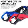 AOHRO Fish Lip Grip Tool Fishing Grabber Scale Fish Lip Gripper with Weight Scale (Red) view 3