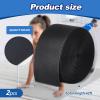 Shappy 2 Rolls Gymnastics Mat Hook & Loop Tape, 4" x 42 ft Adhesive Nylon Strips for Gym Mats, Carpet Repair, Cheer Mats, DIY Crafts, Cheerleading Supplies, Multi-Purpose Fastener(Black) view 3