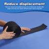 Shappy 2 Rolls Gymnastics Mat Hook & Loop Tape, 4" x 42 ft Adhesive Nylon Strips for Gym Mats, Carpet Repair, Cheer Mats, DIY Crafts, Cheerleading Supplies, Multi-Purpose Fastener(Black) view 4