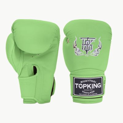 Top King Gloves Super Single Tone, Green, 16oz.
