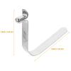BIUDECO 5pcs Spring v Shape Kayak Paddle Snap Hooks Heavy Duty Clips for Tent Pole view 2