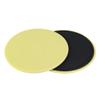 QANYEGN 2PCS Exercise Sliding Disc, Fitness Slider, Abdominal Training Balance Mat Moving Disc for Carpet and Hardwood Floors(Yellow) view 1